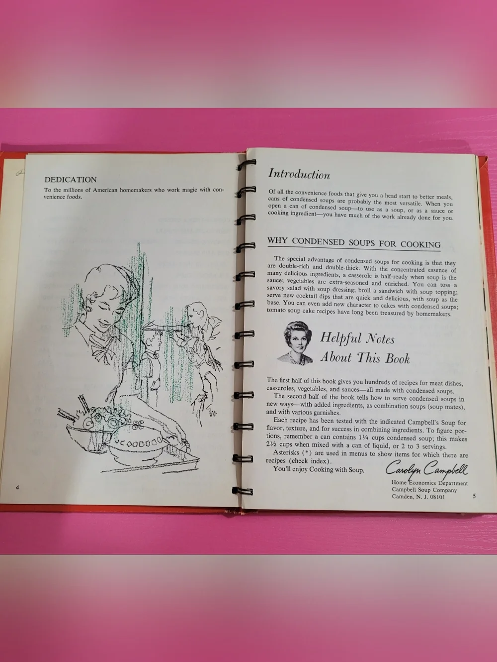 Vintage Campbell Cookbook 